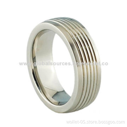 Metal Alloy Ring, Fashion 316L Stainless Steel Material/Can Engrave on Customized Logo/High PolishedNew
